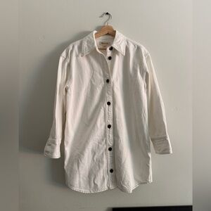 Madewell Denim Oversized Mini Shirtdress